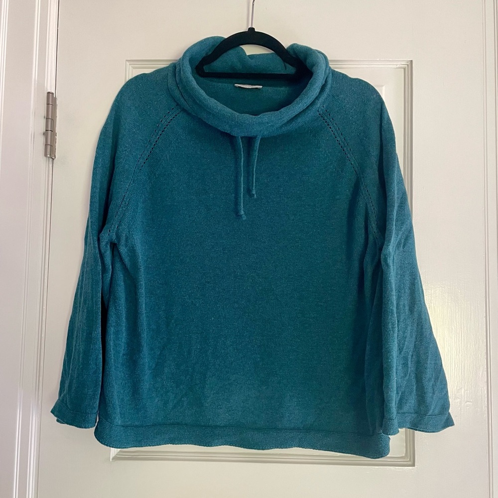 Wrap London Teal Sweater